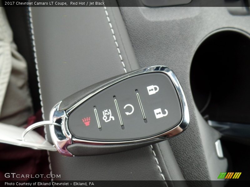 Red Hot / Jet Black 2017 Chevrolet Camaro LT Coupe