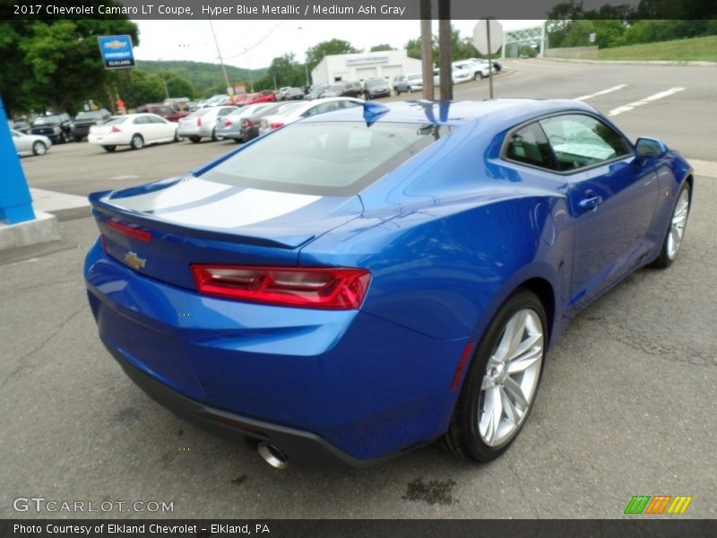 Hyper Blue Metallic / Medium Ash Gray 2017 Chevrolet Camaro LT Coupe