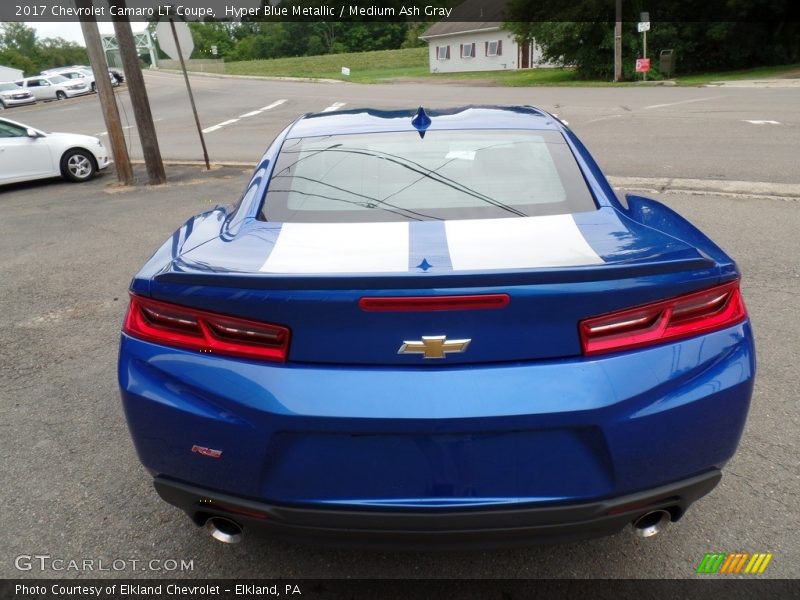 Hyper Blue Metallic / Medium Ash Gray 2017 Chevrolet Camaro LT Coupe