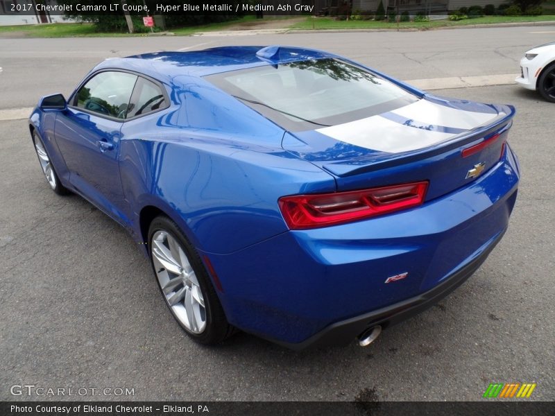 Hyper Blue Metallic / Medium Ash Gray 2017 Chevrolet Camaro LT Coupe