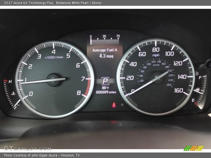 Bellanova White Pearl / Ebony 2017 Acura ILX Technology Plus