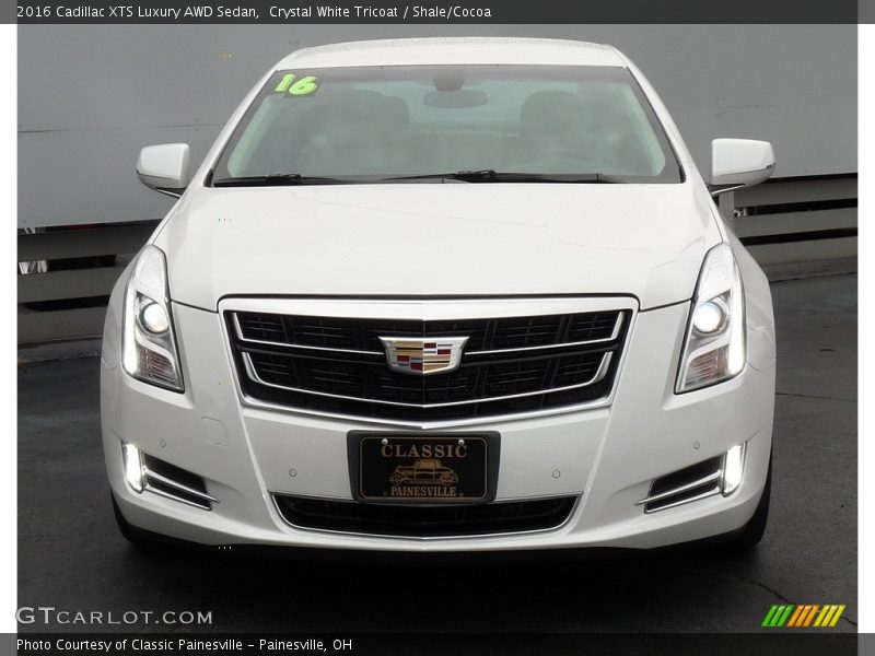 Crystal White Tricoat / Shale/Cocoa 2016 Cadillac XTS Luxury AWD Sedan