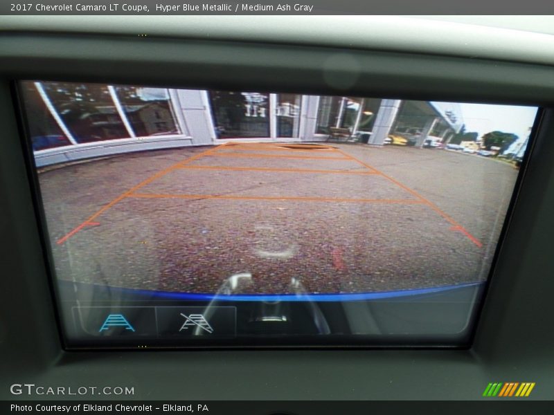 Hyper Blue Metallic / Medium Ash Gray 2017 Chevrolet Camaro LT Coupe