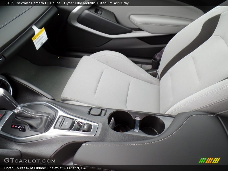 Hyper Blue Metallic / Medium Ash Gray 2017 Chevrolet Camaro LT Coupe