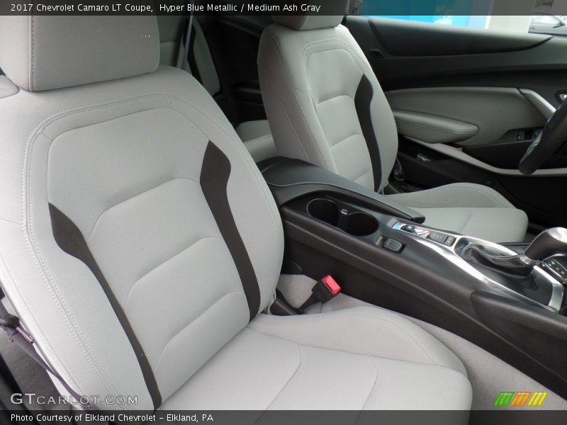 Hyper Blue Metallic / Medium Ash Gray 2017 Chevrolet Camaro LT Coupe