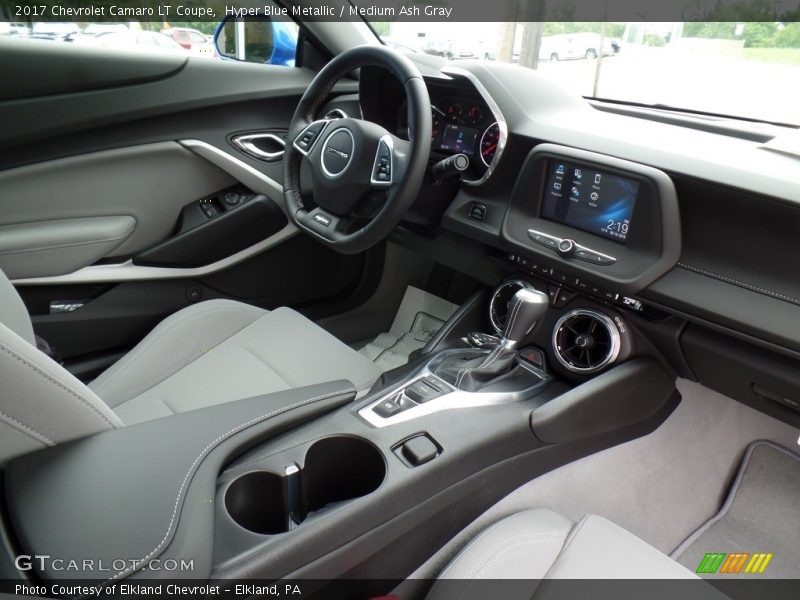 Hyper Blue Metallic / Medium Ash Gray 2017 Chevrolet Camaro LT Coupe