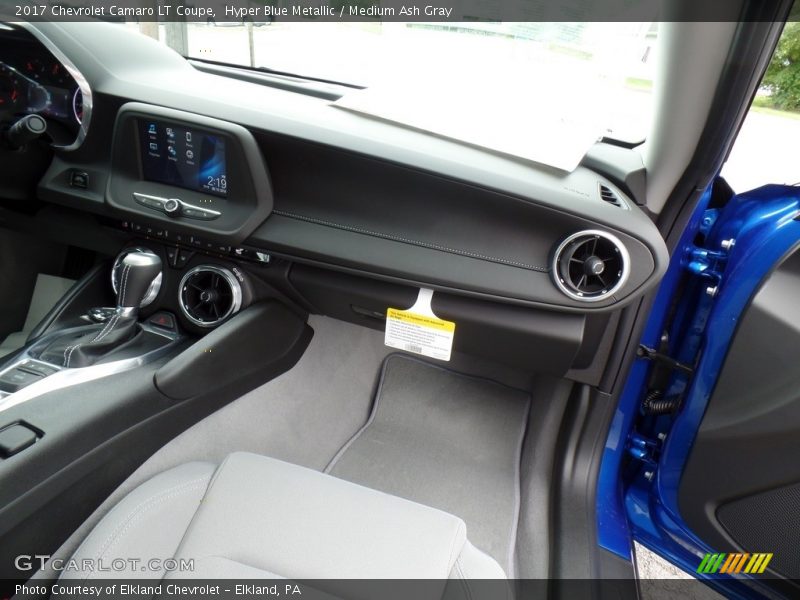Hyper Blue Metallic / Medium Ash Gray 2017 Chevrolet Camaro LT Coupe