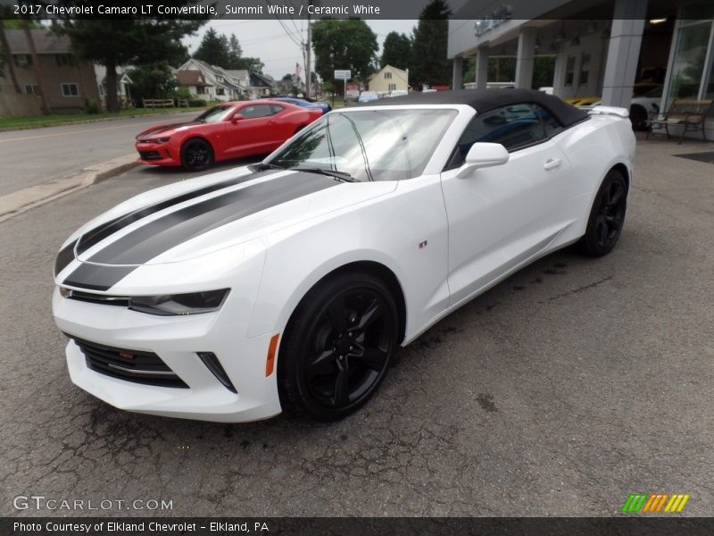 Front 3/4 View of 2017 Camaro LT Convertible