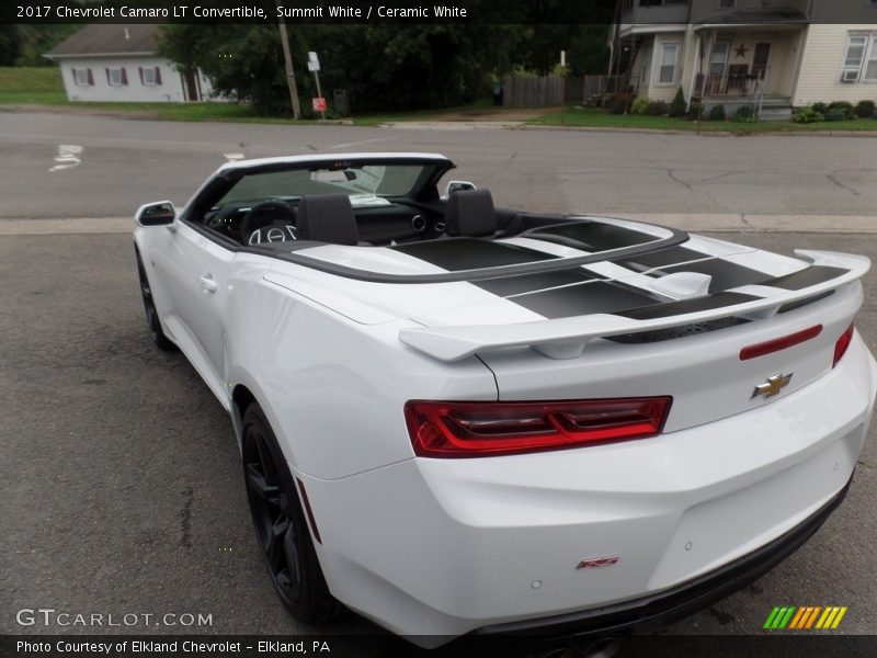 Summit White / Ceramic White 2017 Chevrolet Camaro LT Convertible