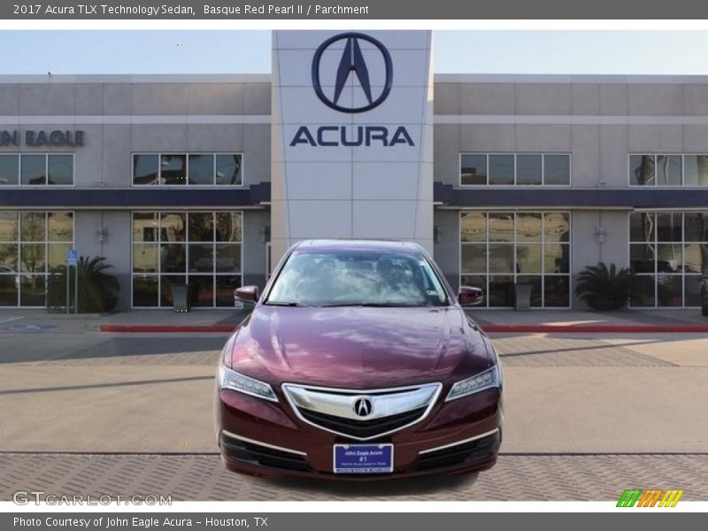 Basque Red Pearl II / Parchment 2017 Acura TLX Technology Sedan
