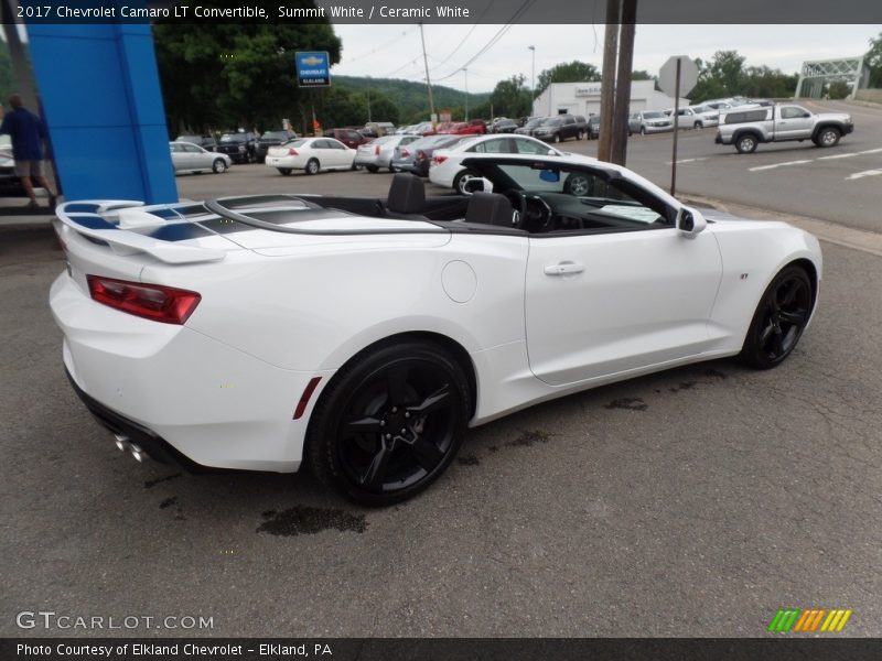 Summit White / Ceramic White 2017 Chevrolet Camaro LT Convertible