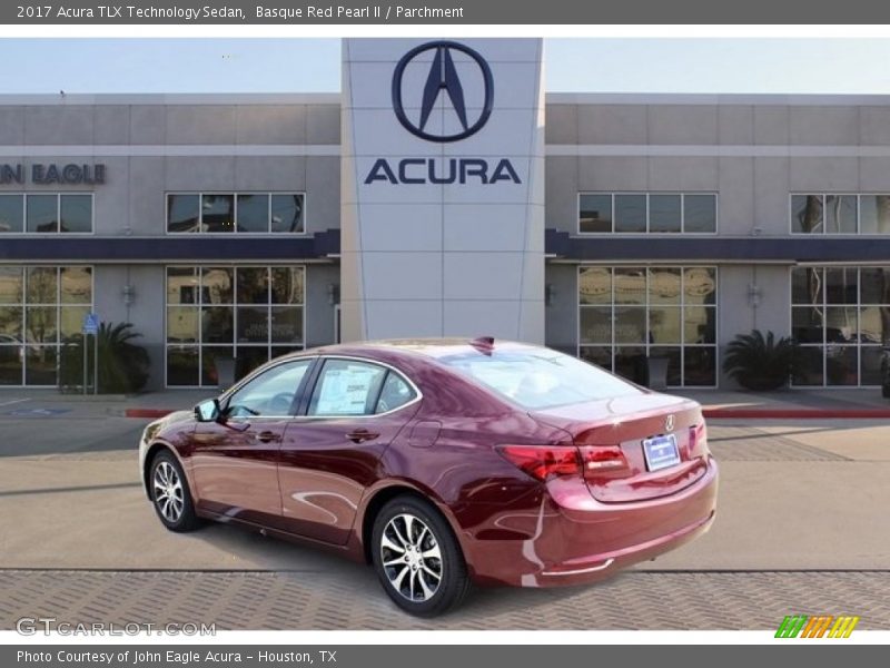 Basque Red Pearl II / Parchment 2017 Acura TLX Technology Sedan