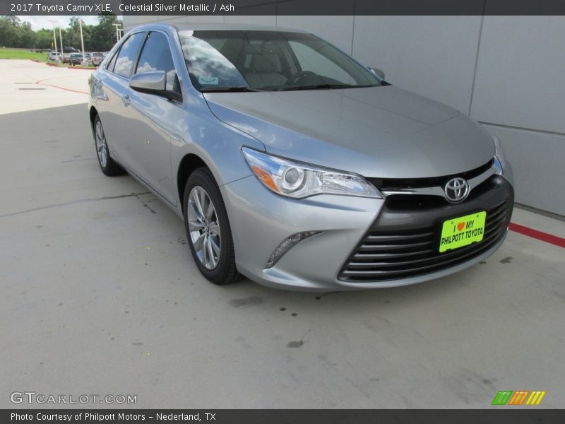 Celestial Silver Metallic / Ash 2017 Toyota Camry XLE