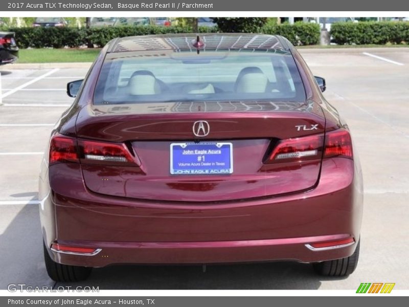 Basque Red Pearl II / Parchment 2017 Acura TLX Technology Sedan