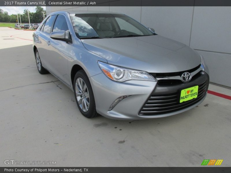 Celestial Silver Metallic / Ash 2017 Toyota Camry XLE