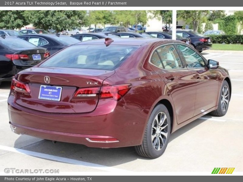 Basque Red Pearl II / Parchment 2017 Acura TLX Technology Sedan