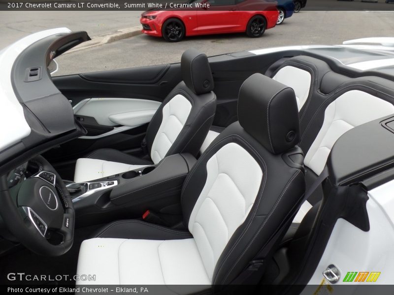 Front Seat of 2017 Camaro LT Convertible