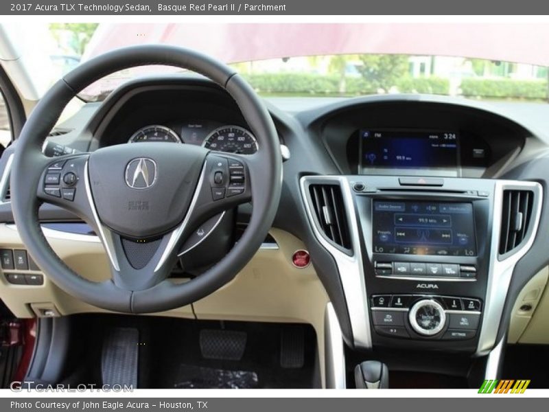Basque Red Pearl II / Parchment 2017 Acura TLX Technology Sedan