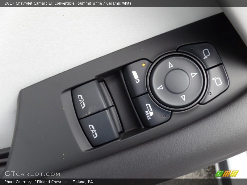 Summit White / Ceramic White 2017 Chevrolet Camaro LT Convertible