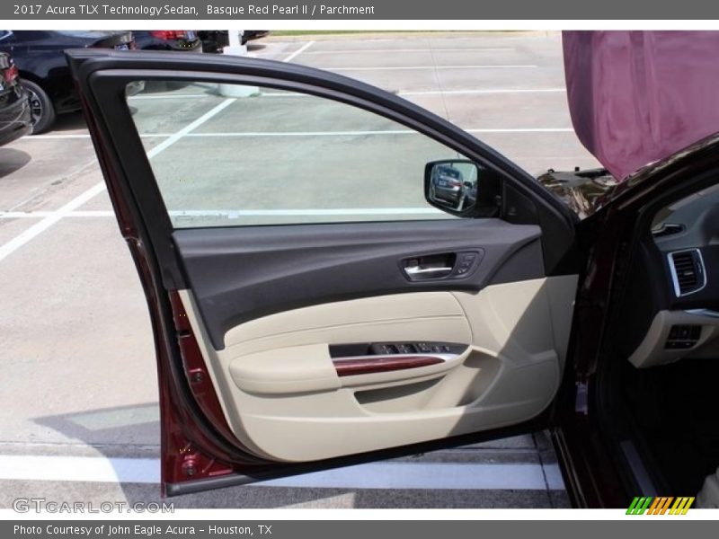 Basque Red Pearl II / Parchment 2017 Acura TLX Technology Sedan