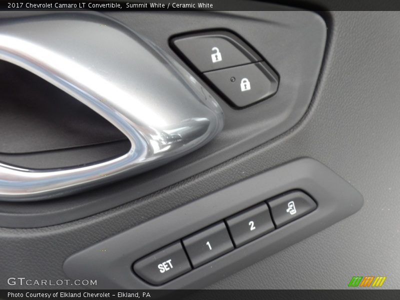 Summit White / Ceramic White 2017 Chevrolet Camaro LT Convertible