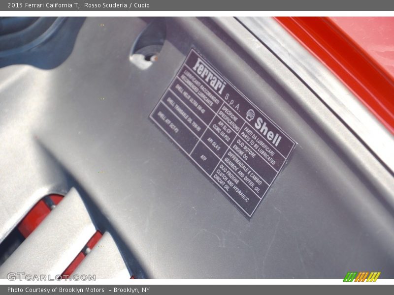 Rosso Scuderia / Cuoio 2015 Ferrari California T