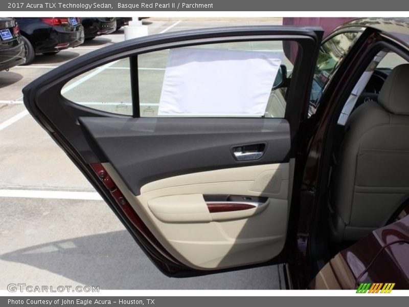 Basque Red Pearl II / Parchment 2017 Acura TLX Technology Sedan