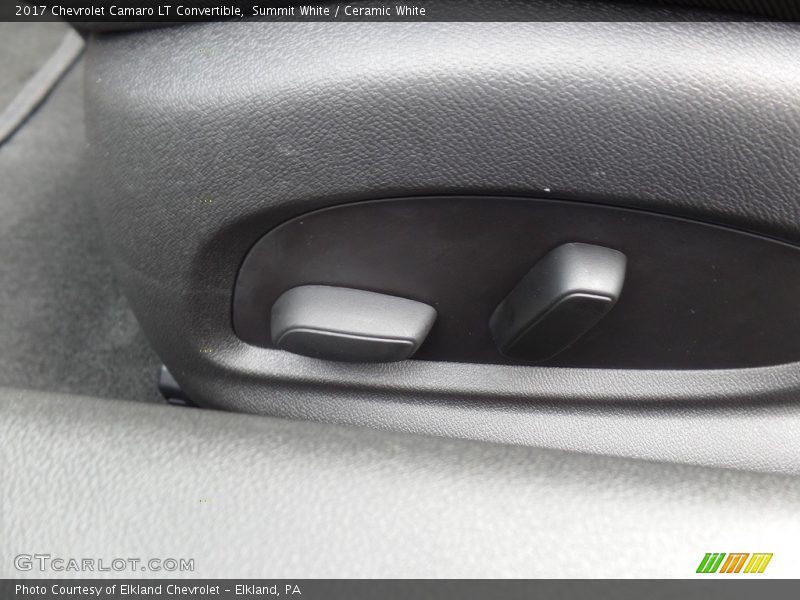 Summit White / Ceramic White 2017 Chevrolet Camaro LT Convertible