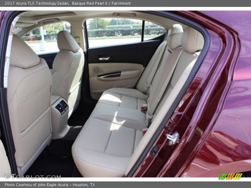 Basque Red Pearl II / Parchment 2017 Acura TLX Technology Sedan