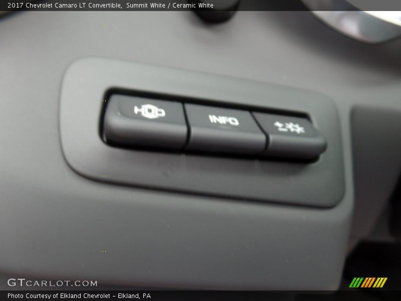 Summit White / Ceramic White 2017 Chevrolet Camaro LT Convertible