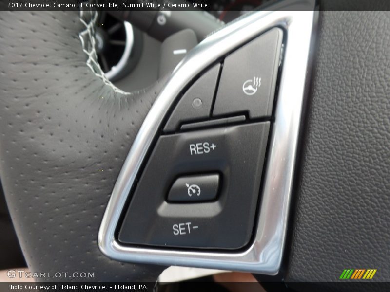 Summit White / Ceramic White 2017 Chevrolet Camaro LT Convertible