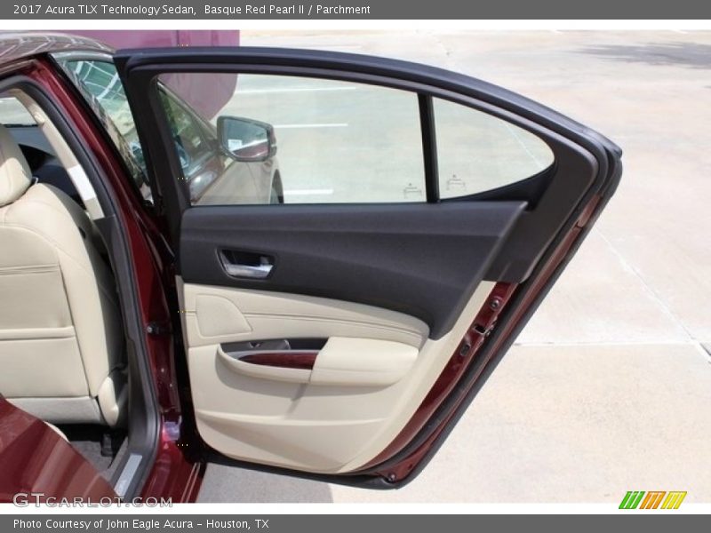 Basque Red Pearl II / Parchment 2017 Acura TLX Technology Sedan