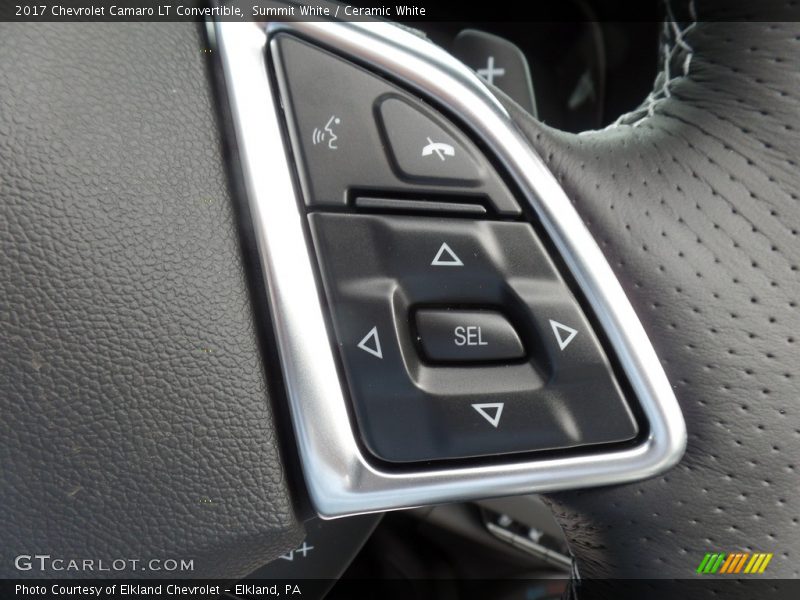 Summit White / Ceramic White 2017 Chevrolet Camaro LT Convertible