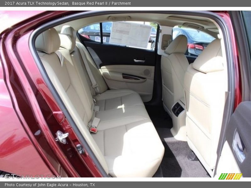 Basque Red Pearl II / Parchment 2017 Acura TLX Technology Sedan