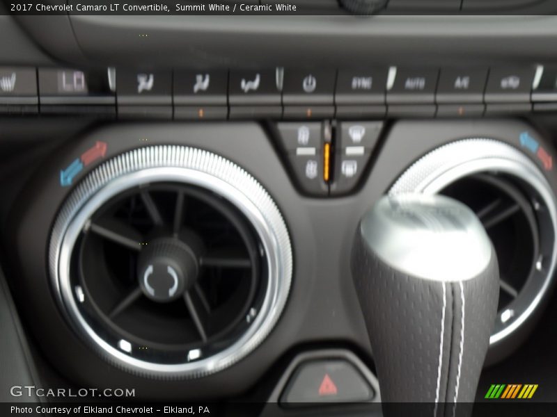 Summit White / Ceramic White 2017 Chevrolet Camaro LT Convertible