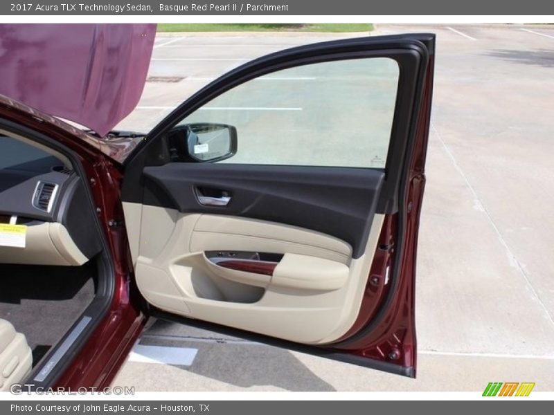 Basque Red Pearl II / Parchment 2017 Acura TLX Technology Sedan