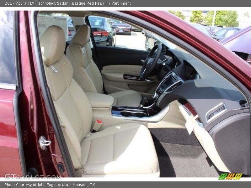 Basque Red Pearl II / Parchment 2017 Acura TLX Technology Sedan