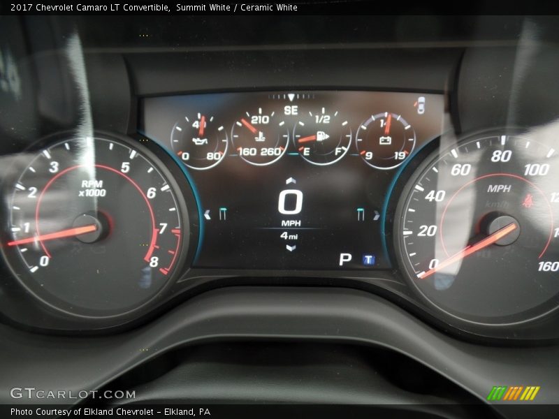Summit White / Ceramic White 2017 Chevrolet Camaro LT Convertible