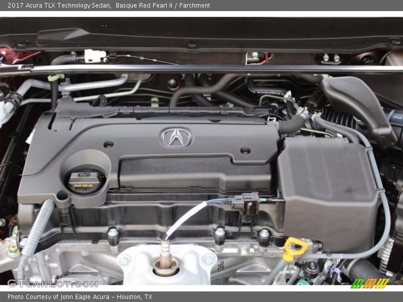 Basque Red Pearl II / Parchment 2017 Acura TLX Technology Sedan
