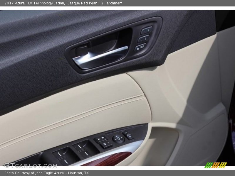 Basque Red Pearl II / Parchment 2017 Acura TLX Technology Sedan