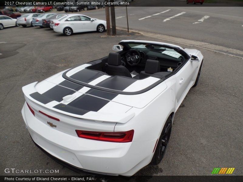 Summit White / Ceramic White 2017 Chevrolet Camaro LT Convertible