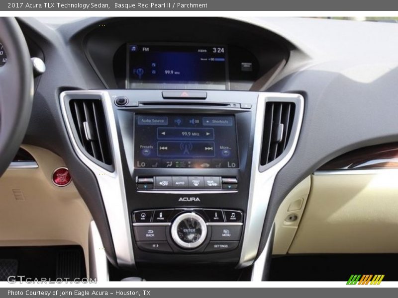Basque Red Pearl II / Parchment 2017 Acura TLX Technology Sedan