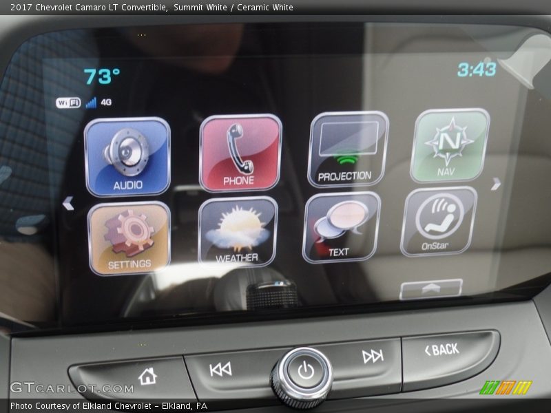 Summit White / Ceramic White 2017 Chevrolet Camaro LT Convertible