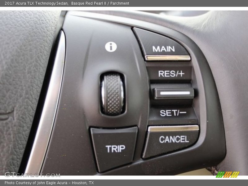 Basque Red Pearl II / Parchment 2017 Acura TLX Technology Sedan
