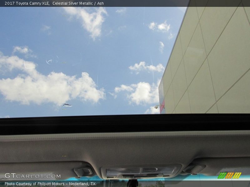 Celestial Silver Metallic / Ash 2017 Toyota Camry XLE