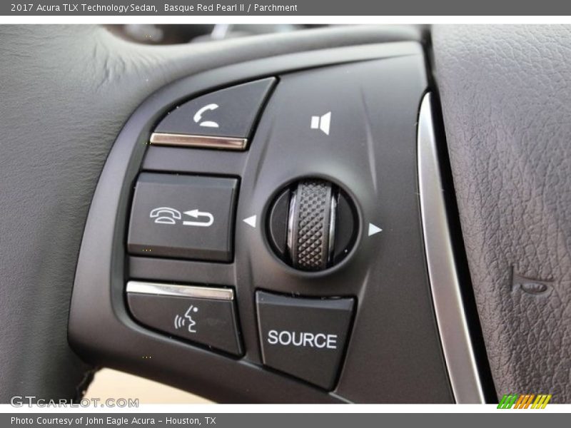 Basque Red Pearl II / Parchment 2017 Acura TLX Technology Sedan