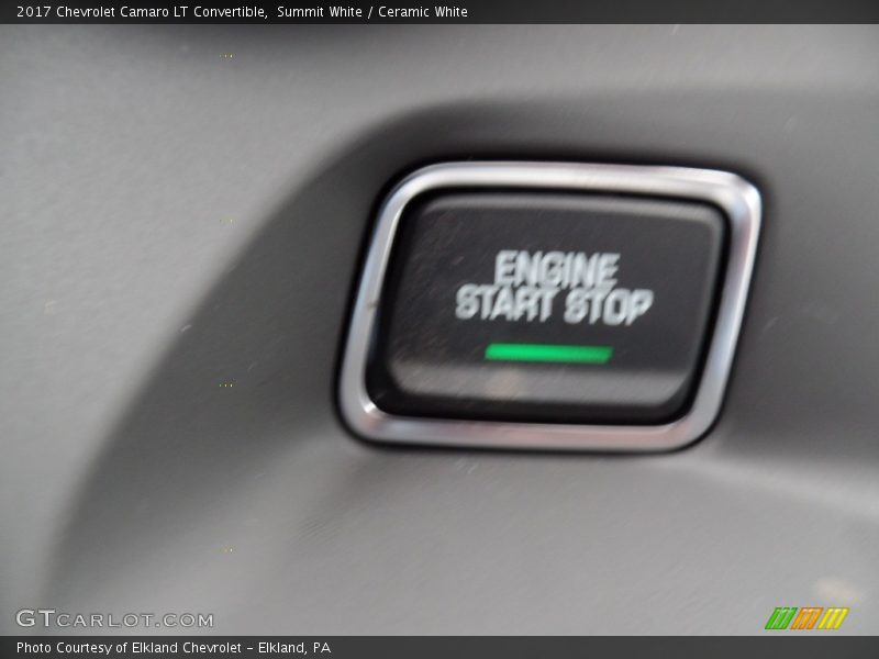 Summit White / Ceramic White 2017 Chevrolet Camaro LT Convertible