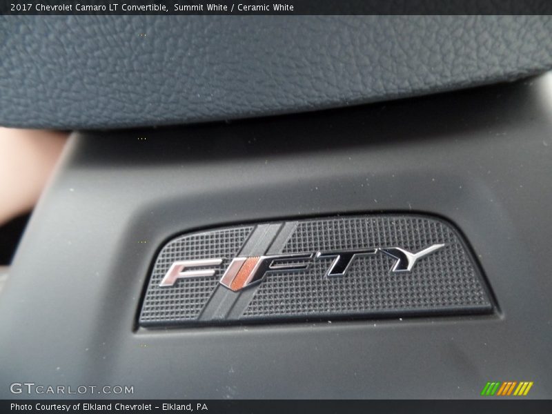 Summit White / Ceramic White 2017 Chevrolet Camaro LT Convertible