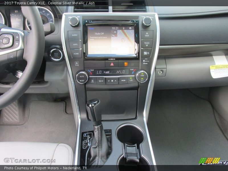 Controls of 2017 Camry XLE