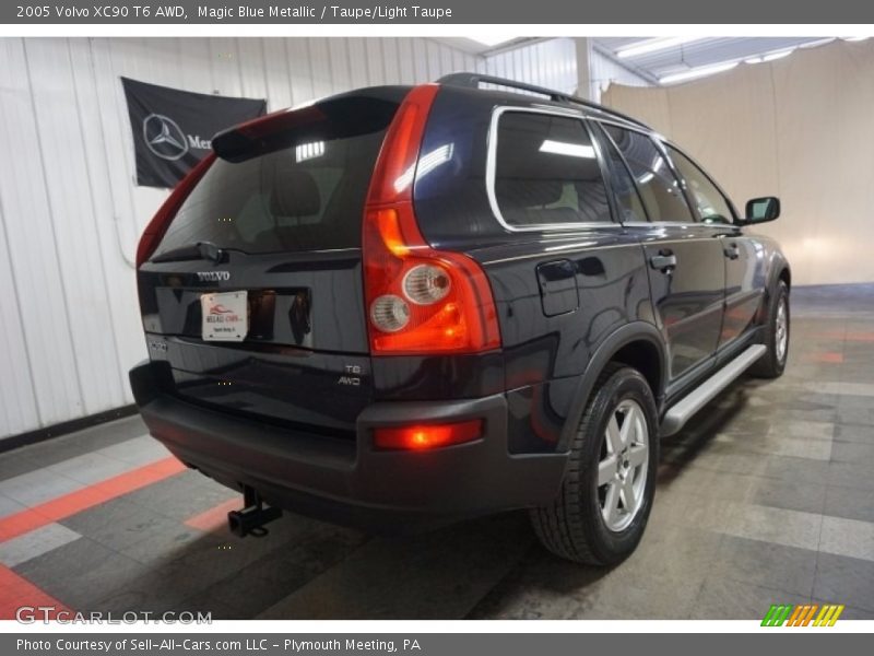 Magic Blue Metallic / Taupe/Light Taupe 2005 Volvo XC90 T6 AWD